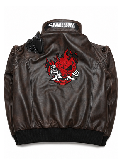 Cyberpunk 2077 Edgerunners Samurai Bomber Jacket