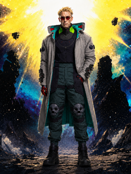 Cyberpunk Coat Cosplay Costume