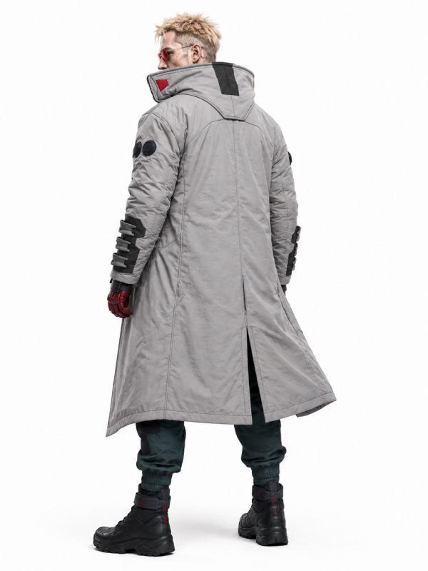 Cyberpunk Cosplay Coat Unisex Gothic Punk Streetwear Trench Jacket