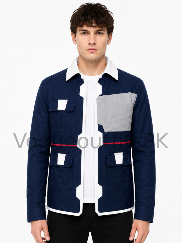 Cyberpunk Edgerunners Jacket Men Sci-Fi Streetwear Motorcycle Style Coat