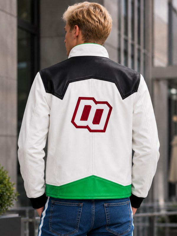 Cyberpunk Edgerunners Jacket Roman Carax Style Vegan Leather Outerwear