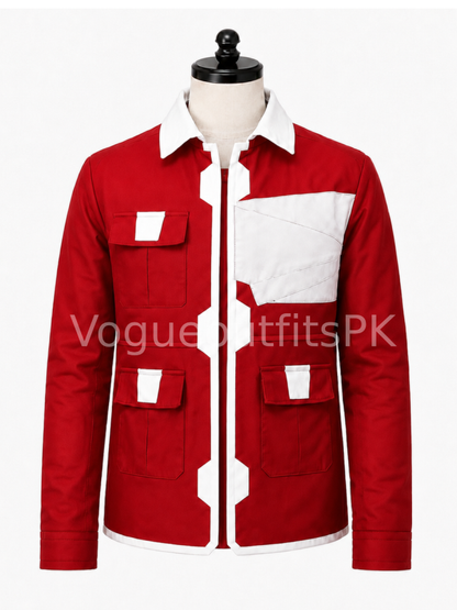 Cyberpunk Techwear Faux Leather Fashion Jacket