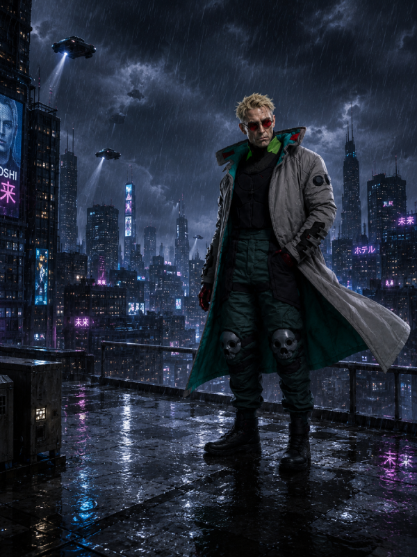 Cyberpunk Trench Coat Men Women