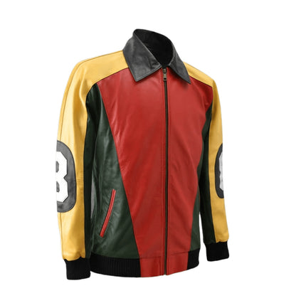 David Puddy 8 Ball Pool Leather Jacket - Seinfeld Iconic Look