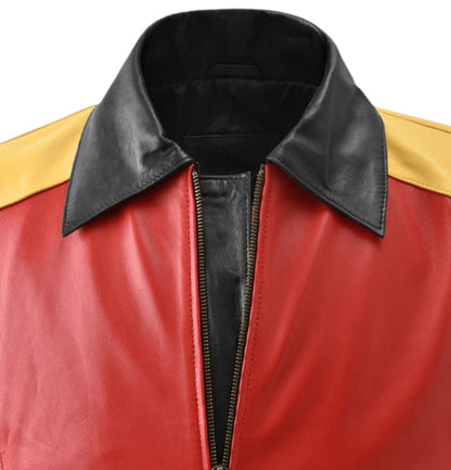 David Puddy 8 Ball Pool Leather Jacket - Seinfeld Iconic Look