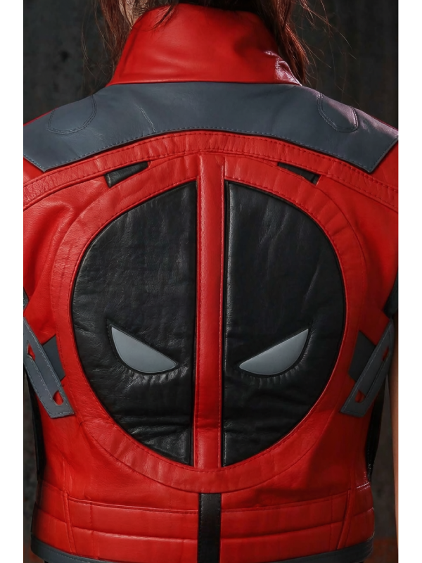 Deadpool Inspired Vest Marvel Rivals Cosplay Costume Leather Jacket