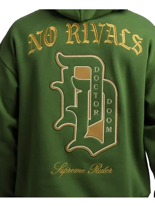 Doctor Doom No Rivals hoodie green