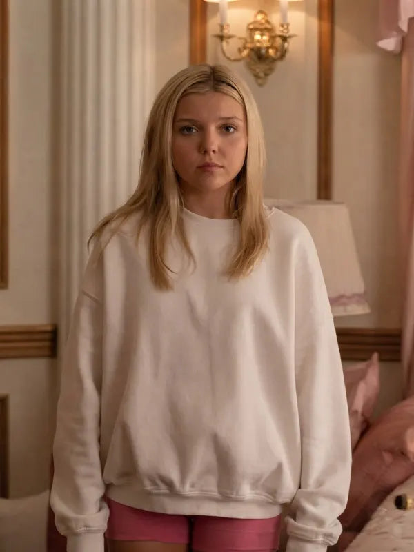 Elle S01 Lexi Minetree White Sweatshirt