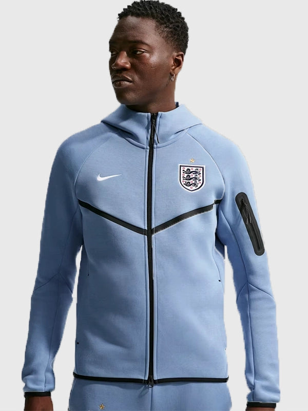 England Blue Winrunner Nike Tech Fleece Unisex Hoodie 2026