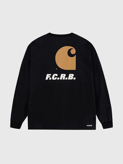 F.C.Real Bristol x Carhartt WIP Black Pocket Long Sleeve T Shirt