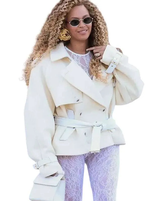 FIFA World Cup 2026 Final Beyonce Cream Wool Coat
