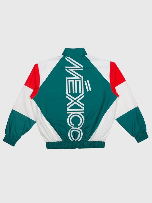 FIFA World Cup 2026 Mexico White Green Windbreaker Jacket