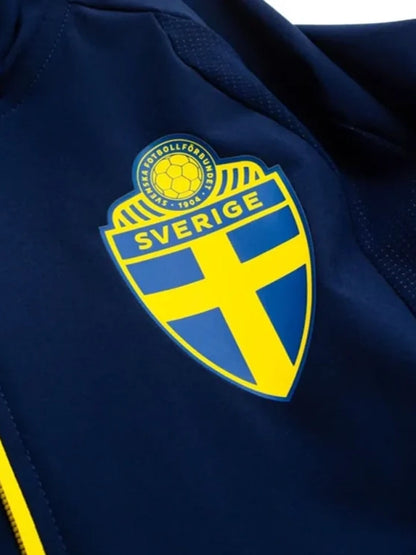 FIFA World Cup 2026 Sweden adidas Navy Blue Travel Jacket