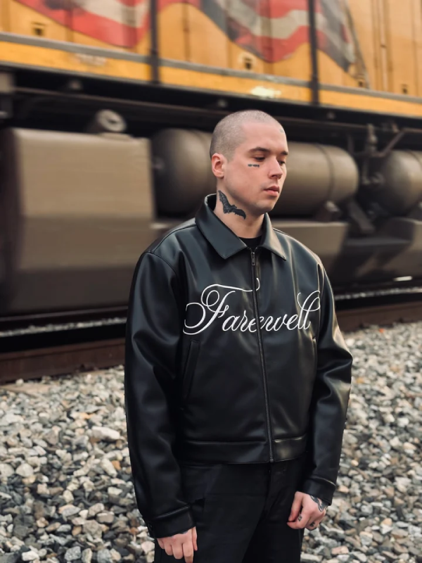 Farewell Division Vegan Leather Jacket