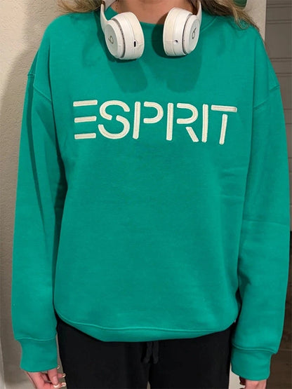 Fleece Green Costco Espirit Logo Sweatshirt