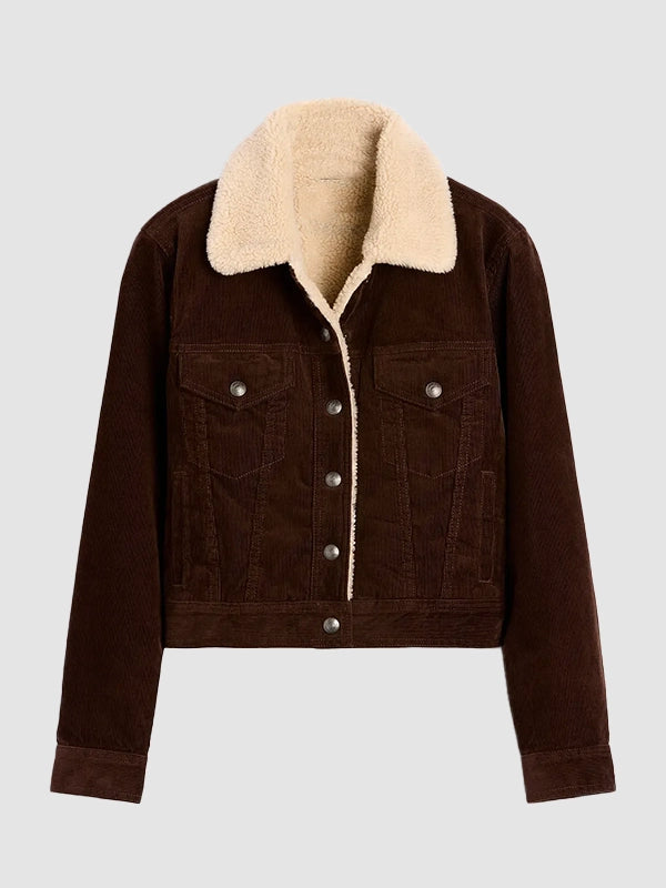 Gap x A.P.C. 2026 Womens Icon Corduroy Crop Jacket