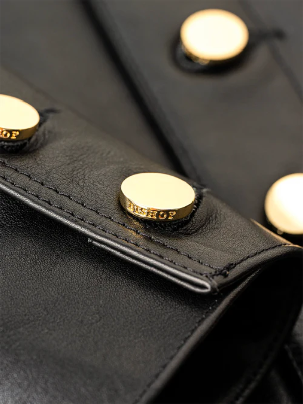 Genuine Leather Trucker Jacket