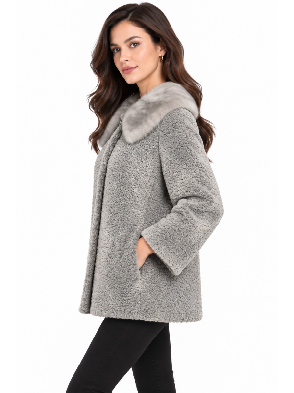GreyPersianLambFurCoatforWomen
