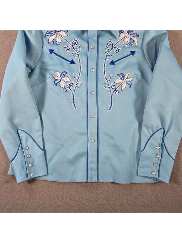 Womens California Ranchwear Blue Shirt