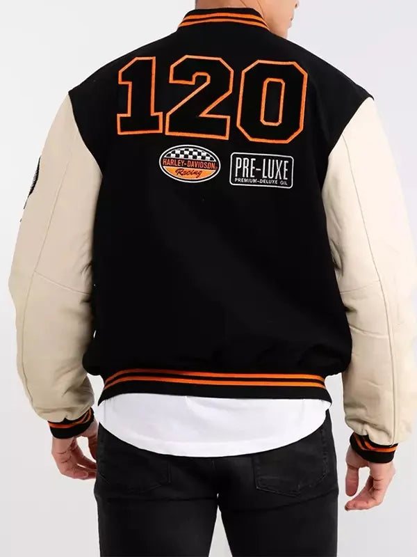 Harley Davidson 120th Anniversary Varsity Jacket