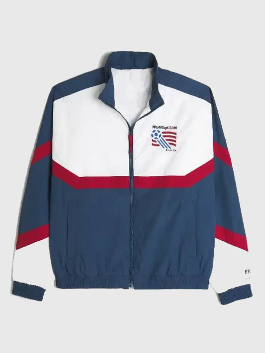 Hollister 1994 FIFA World Cup 90s Retro USA Graphic Jacket