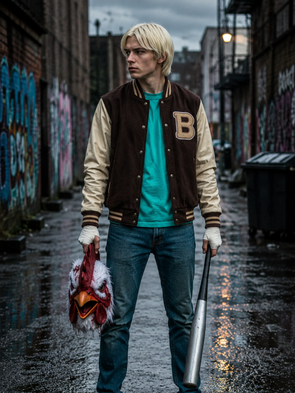 Hotline Miami Aesthetic Varsity Jacket