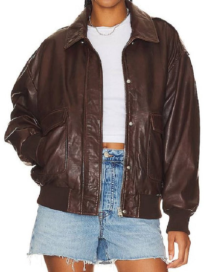 In the City 2026 Lindsay Hubbard Leather Jacket