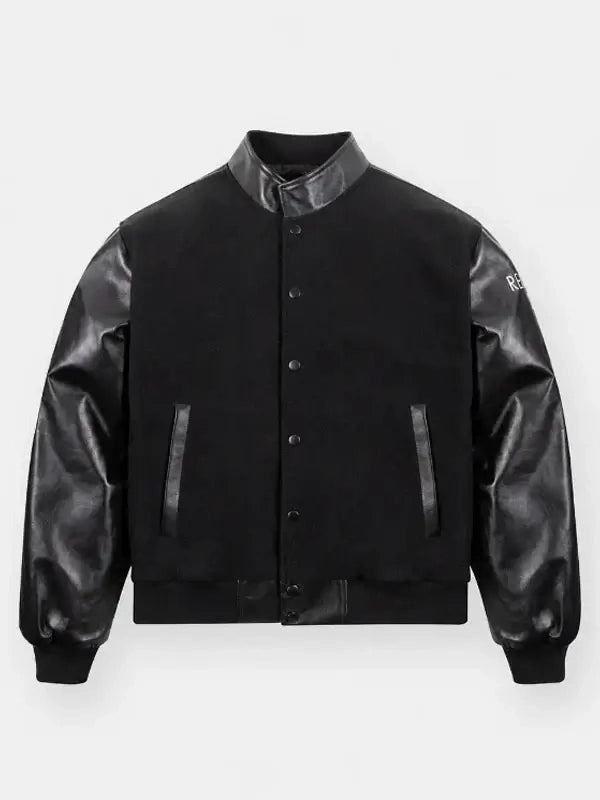 JAY Z30 Roc A Fella Records Reasonable Doubt Black Wool Varsity Jacket