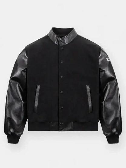 JAY Z30 Roc A Fella Records Reasonable Doubt Black Wool Varsity Jacket