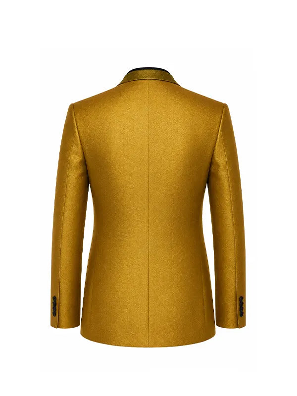 James Bond gold satin tuxedo jacket