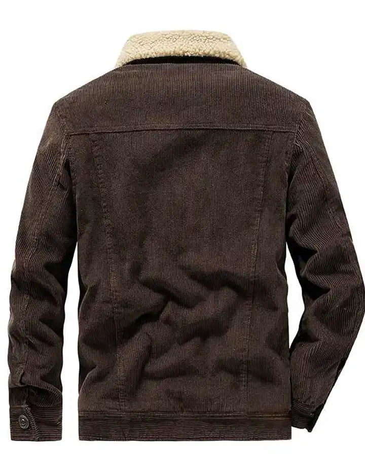 John Corduroy Sherpa Trucker Jacket 2026