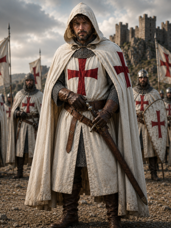 Knight Templar Costume Set
