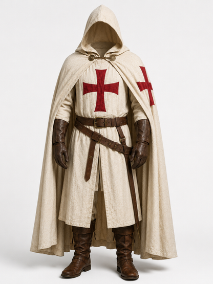 Knight Templar Costume Set for Men