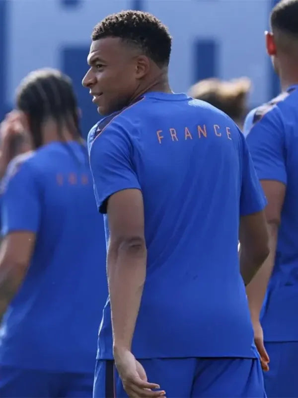Kylian Mbappe FIFA World Cup 2026 Blue T-shirt
