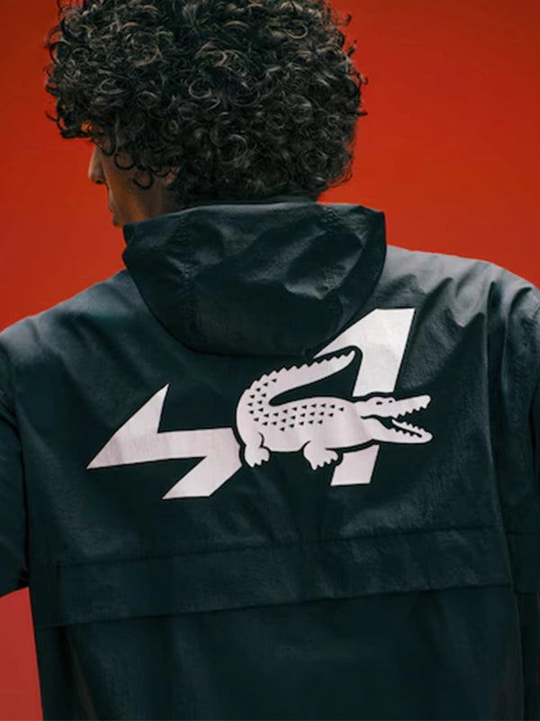 Lacoste x Alpine Unisex Black Zip Up Jacket