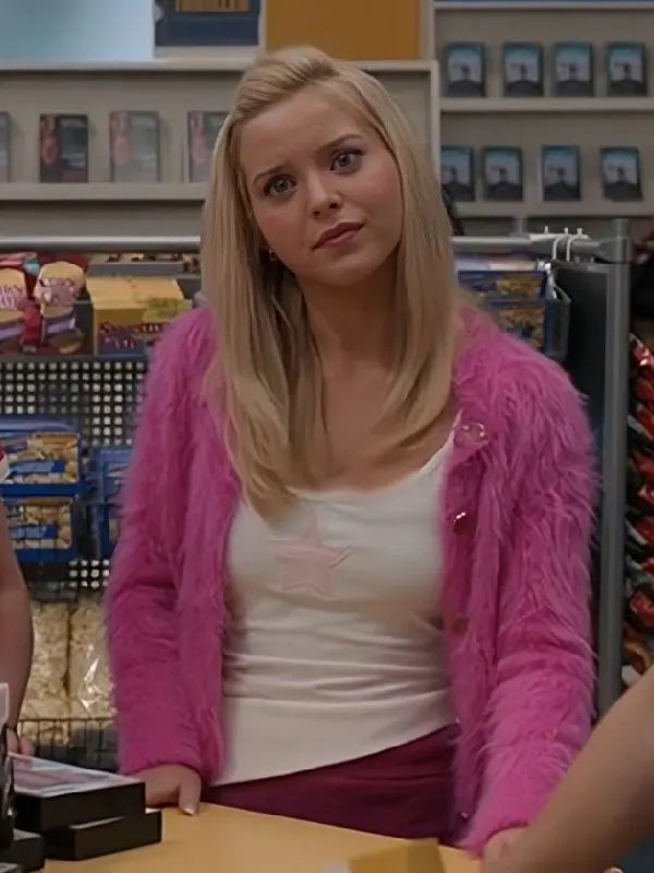 Lexi Minetree TV Series Elle 2026 Elle Woods Pink Wool Cardigan