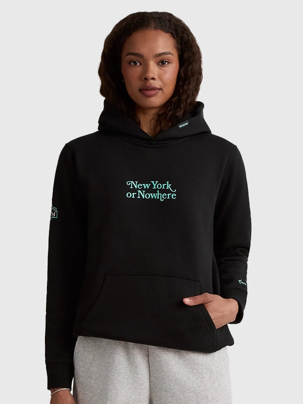Liberty Motto New York or Nowhere Black Pullover Hoodie