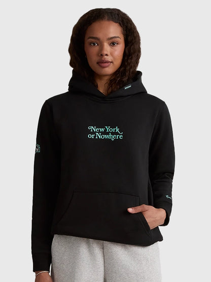 Liberty Motto New York or Nowhere Black Pullover Hoodie