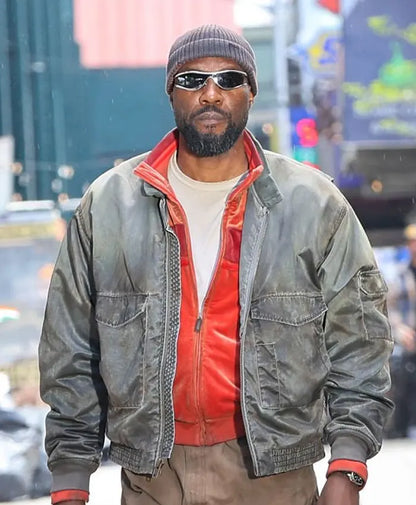 Liminal Movie Yahya Abdul Mateen II Green Bomber Jacket