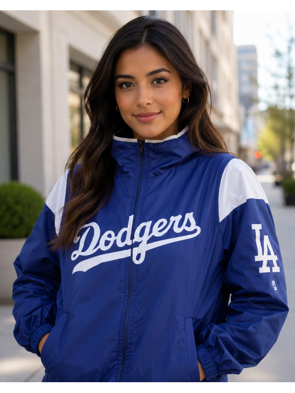 Los Angeles Dodgers Blue Windbreaker Jacket