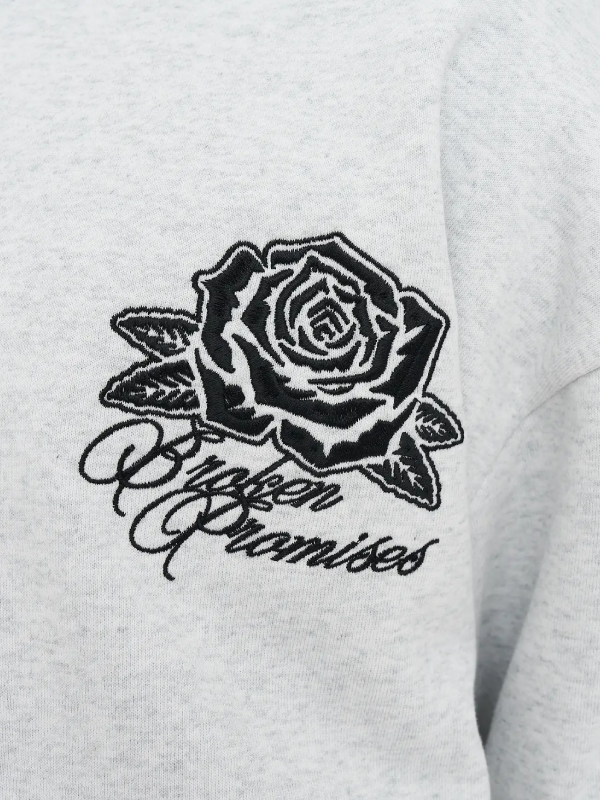 Los Angeles Rose Graphic Oversized Hoodie for Men