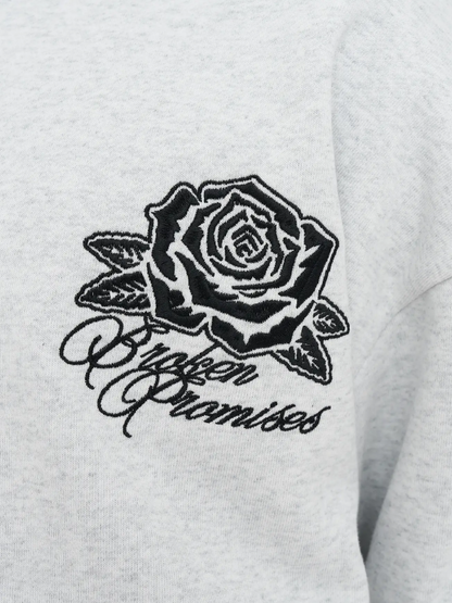 Los Angeles Rose Graphic Oversized Hoodie for Men