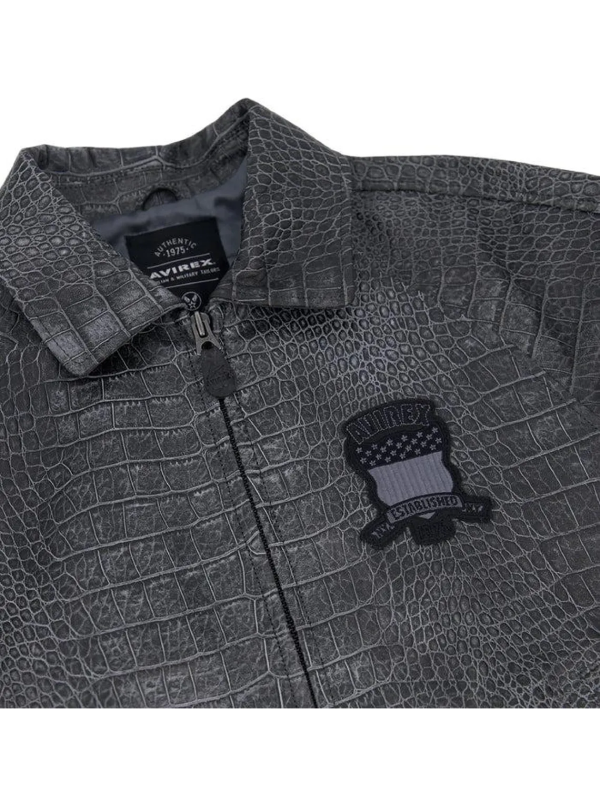 Luxury Men's Avirex Grey Icon  Jacket