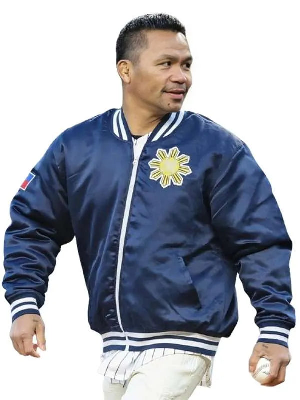 Manny Pacquiao NY Yankees Blue Jacket