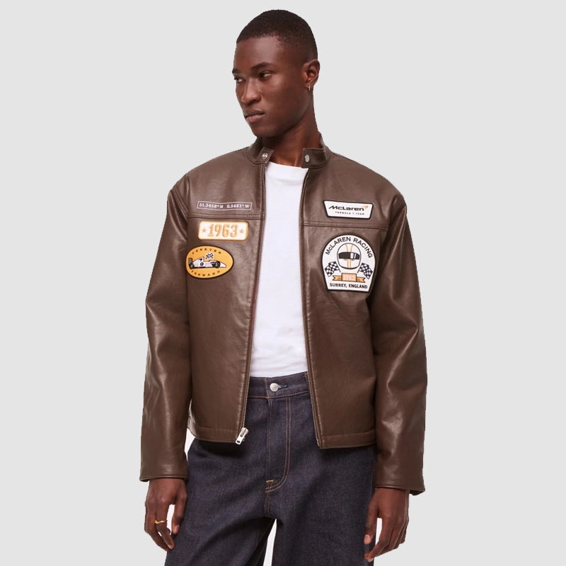 McLaren Leather Racer Abercrombie Jacket