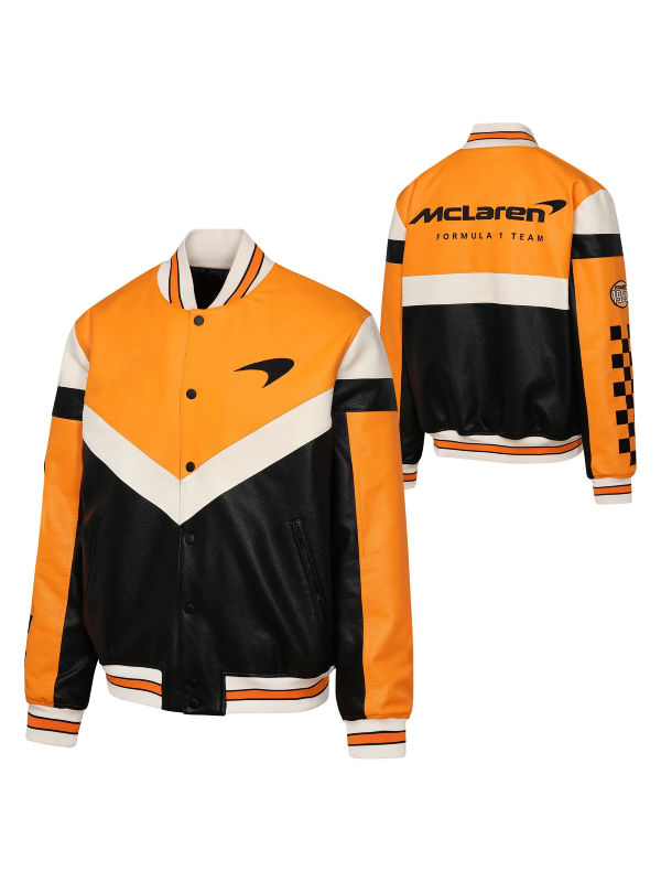 McLaren Motorsport Retro Leather Jacket