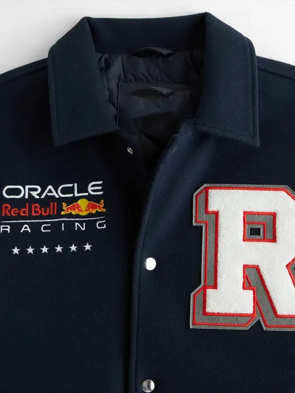 McLaren Team Navy blue Bomber Jacket
