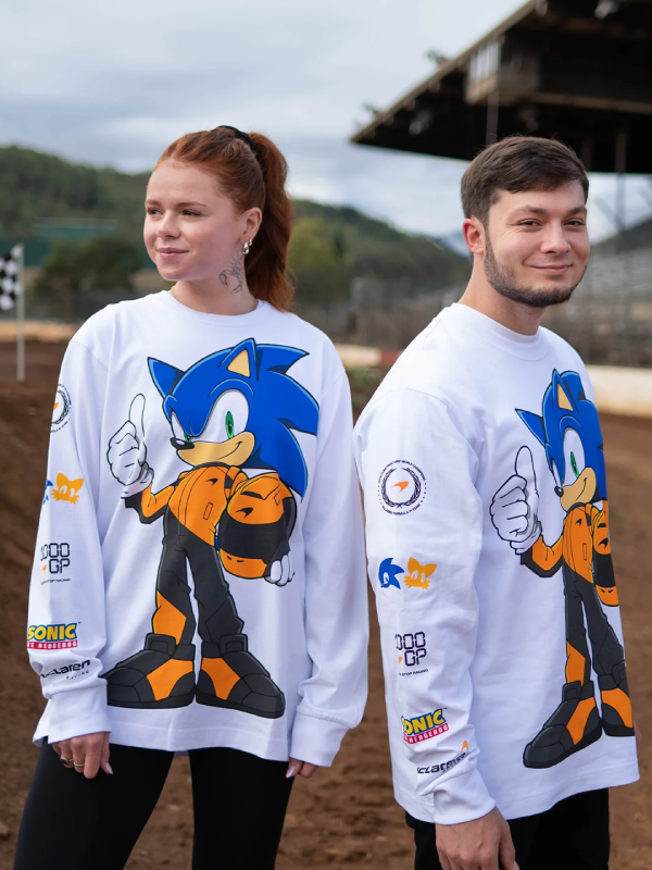 McLaren x Sonic collab shirt