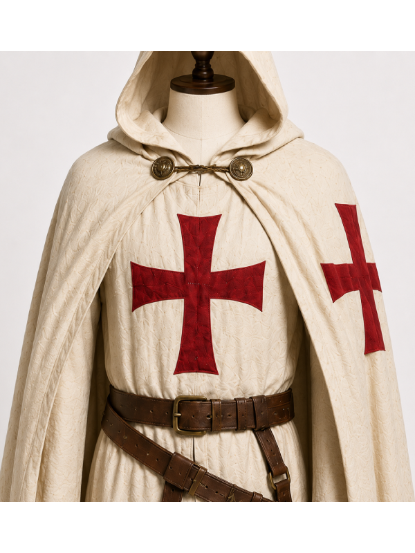 Medieval Knight Templar Halloween Costume Set