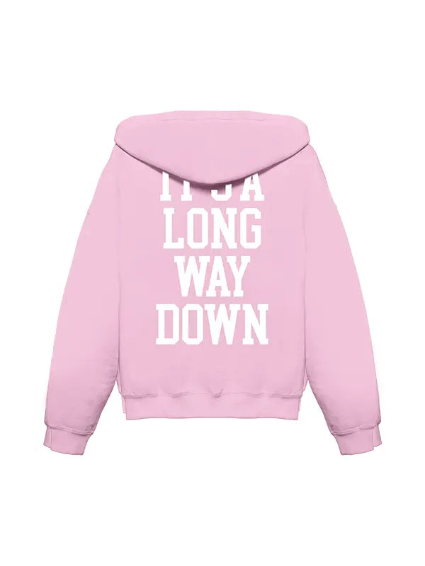 Megan Moroney Cloud 9 Oversized Graphic Pullover Hoodie Pink